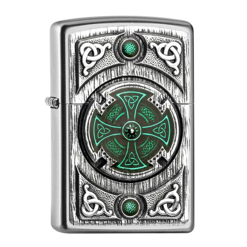Zippo Celtic Green Cross