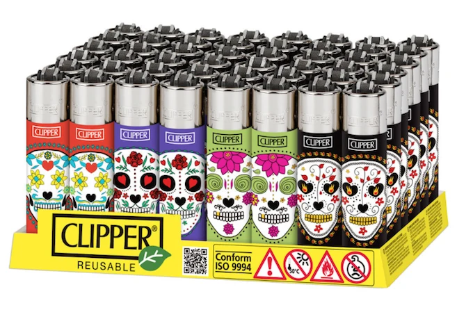 Clipper - Flower Skull