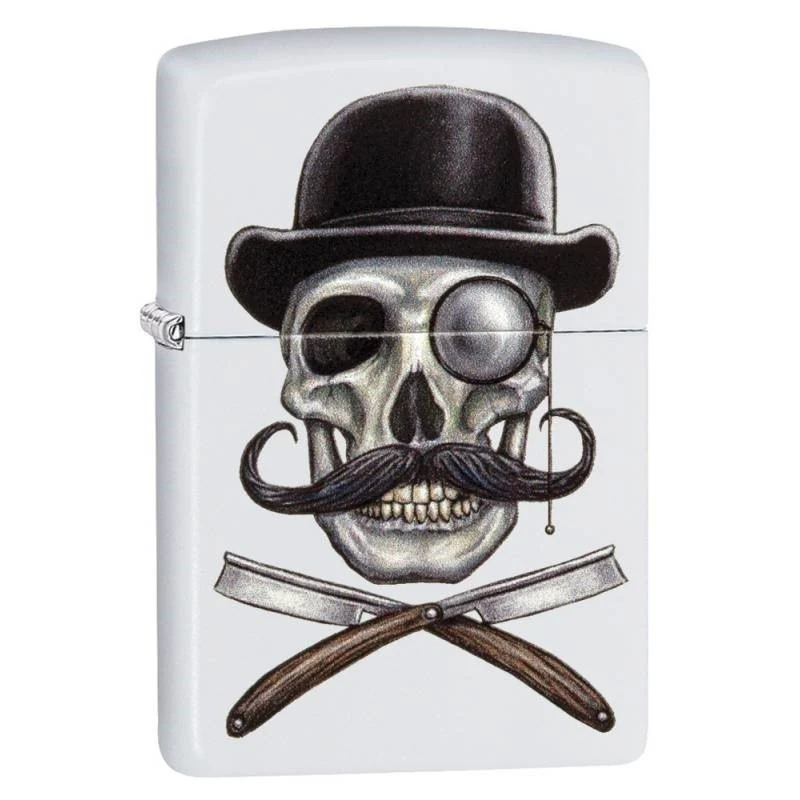 Zippo – Skull and Razors