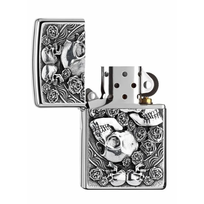 Zippo – Skull and Roses
