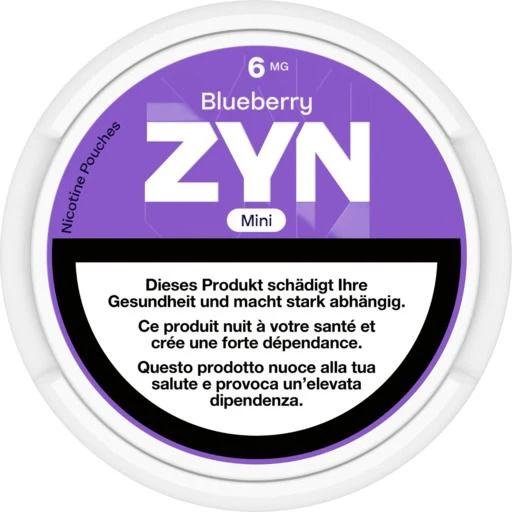 Zyn Blueberry Mini 6mg 20pce