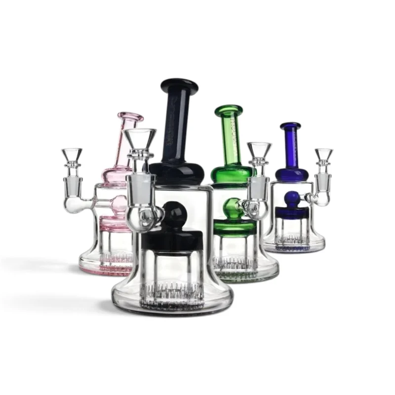 Phoenix Star Bubbler Bong with Double Showerhead Percs 7 Inches