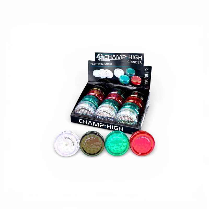 Champ High Plastic Grinder Rainbow