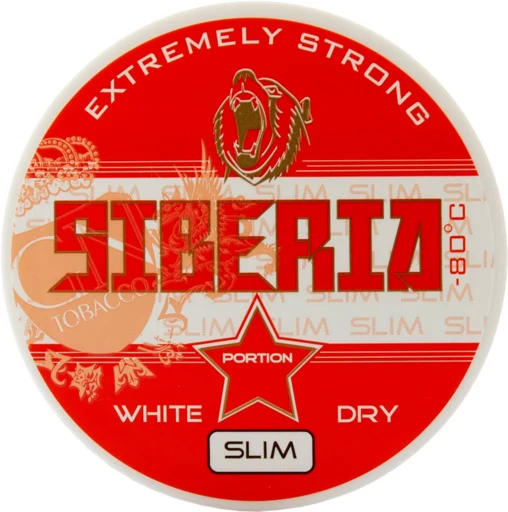 Siberia 80°C White Dry Slim Portion 13g - 13 g x 10 Pack