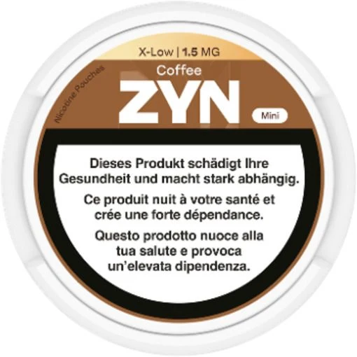 Zyn Coffee Mini X-Low 1.5mg 20pce