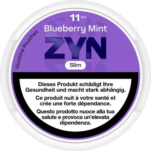 Zyn Blueberry Mint Slim 11mg