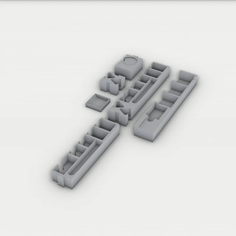 Organizer passend für Zombicide 2nd Edition Zubehör Inlay Einsatz 3D Kickstarter