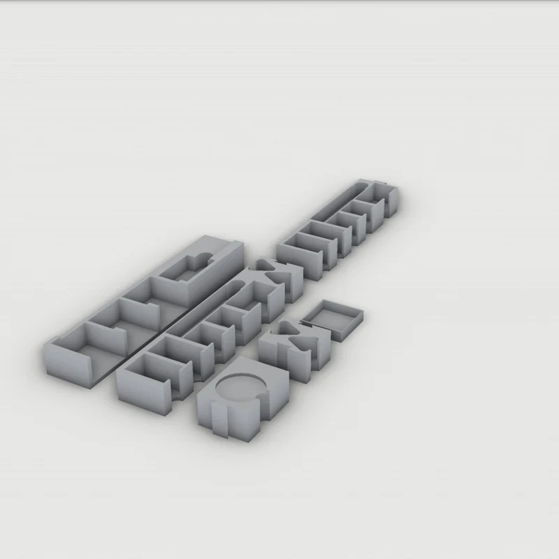 Organizer passend für Zombicide 2nd Edition Zubehör Inlay Einsatz 3D Kickstarter