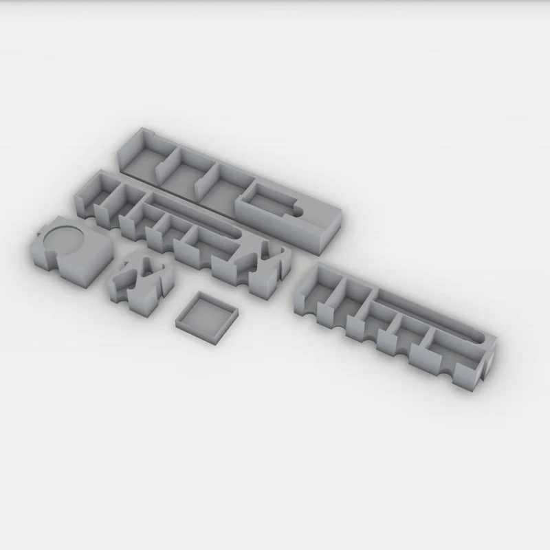 Organizer passend für Zombicide 2nd Edition Zubehör Inlay Einsatz 3D Kickstarter