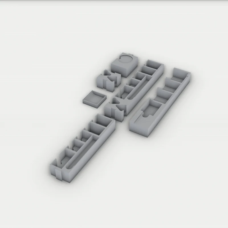 Organizer passend für Zombicide 2nd Edition Zubehör Inlay Einsatz 3D Kickstarter