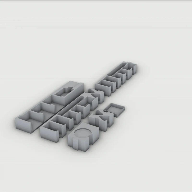 Organizer passend für Zombicide 2nd Edition Zubehör Inlay Einsatz 3D Kickstarter