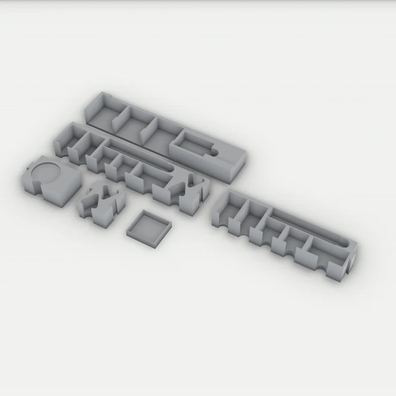 Organizer passend für Zombicide 2nd Edition Zubehör Inlay Einsatz 3D Kickstarter