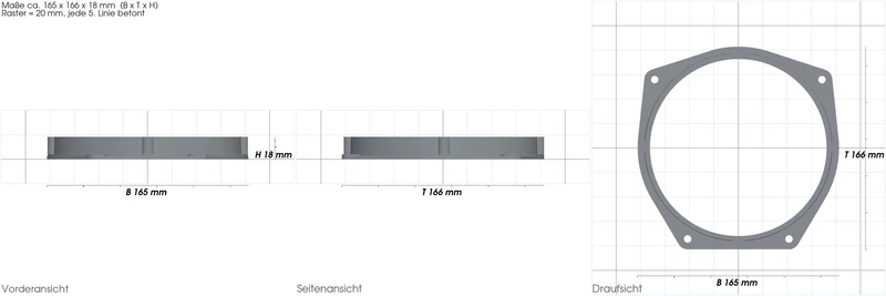 Speaker Adaptor Pair passend für Mini Cooper R53