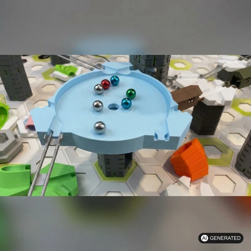 Trichter, Erweiterung, kompatibel mit Ravensburger Gravitrax, 3D Druck