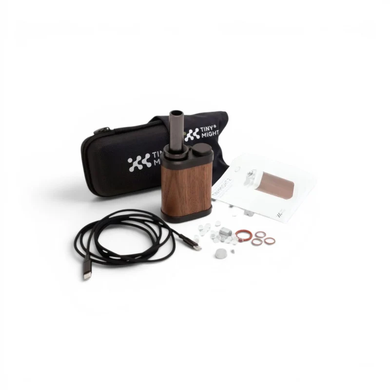 TinyMight - V2 schwarz Walnuss Vaporizer
