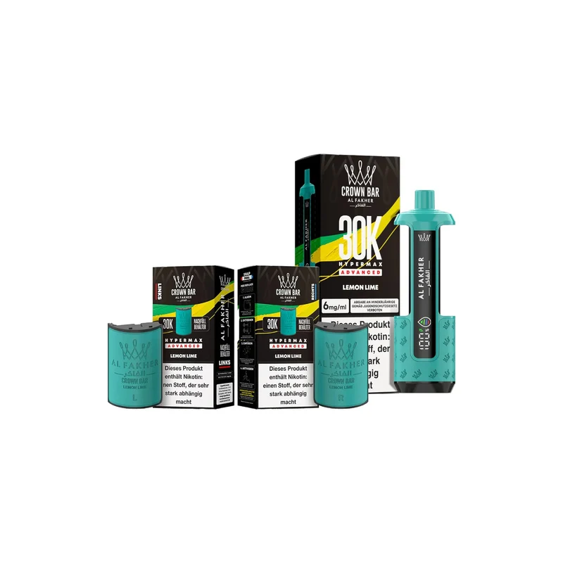 Al Fakher 30K Hypermax Vape 6ml + Pod 2×10ml