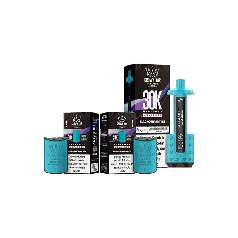 Al Fakher 30K Hypermax Vape 6ml + Pod 2×10ml