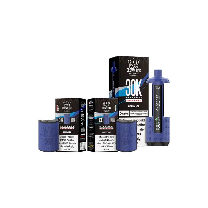Al Fakher 30K Hypermax Vape 6ml + Pod 2×10ml