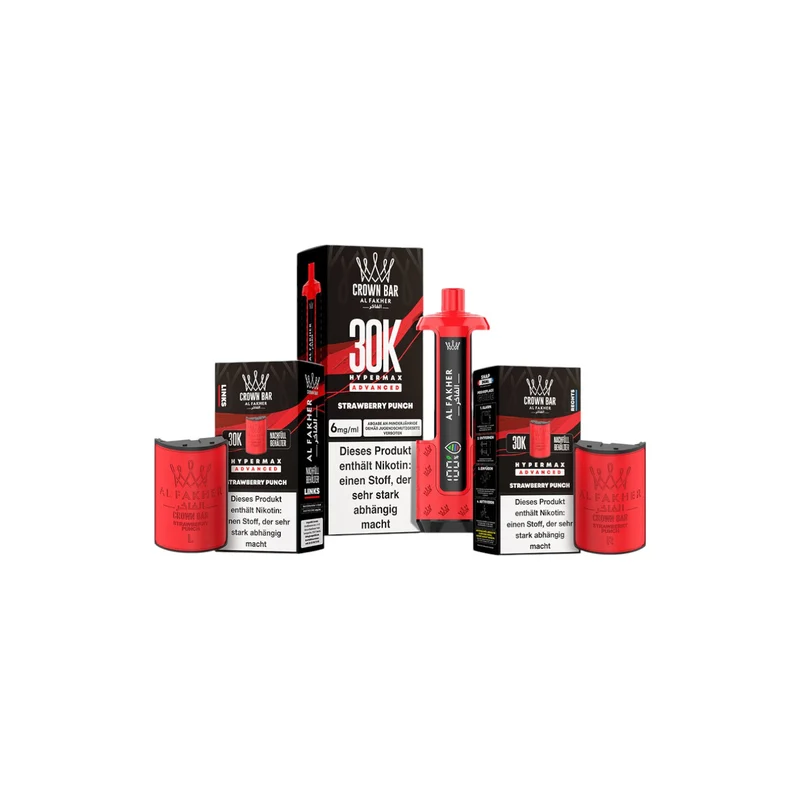 Al Fakher 30K Hypermax Vape 6ml + Pod 2×10ml