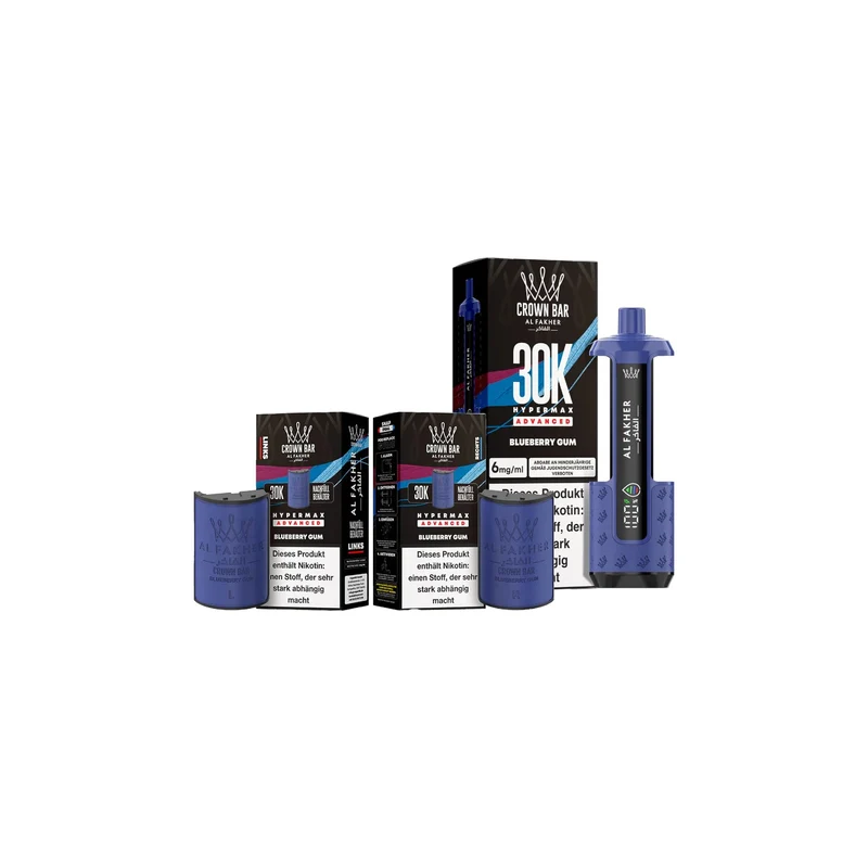 Al Fakher 30K Hypermax Vape 6ml + Pod 2×10ml