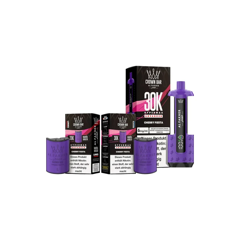 Al Fakher 30K Hypermax Vape 6ml + Pod 2×10ml