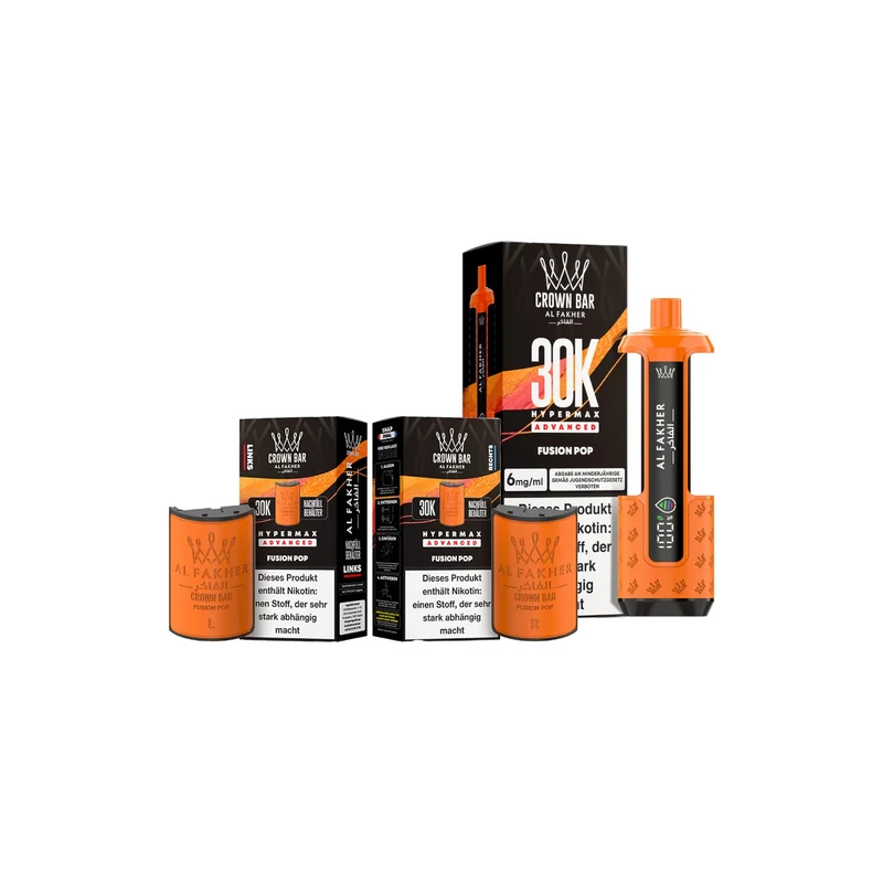 Al Fakher 30K Hypermax Vape 6ml + Pod 2×10ml