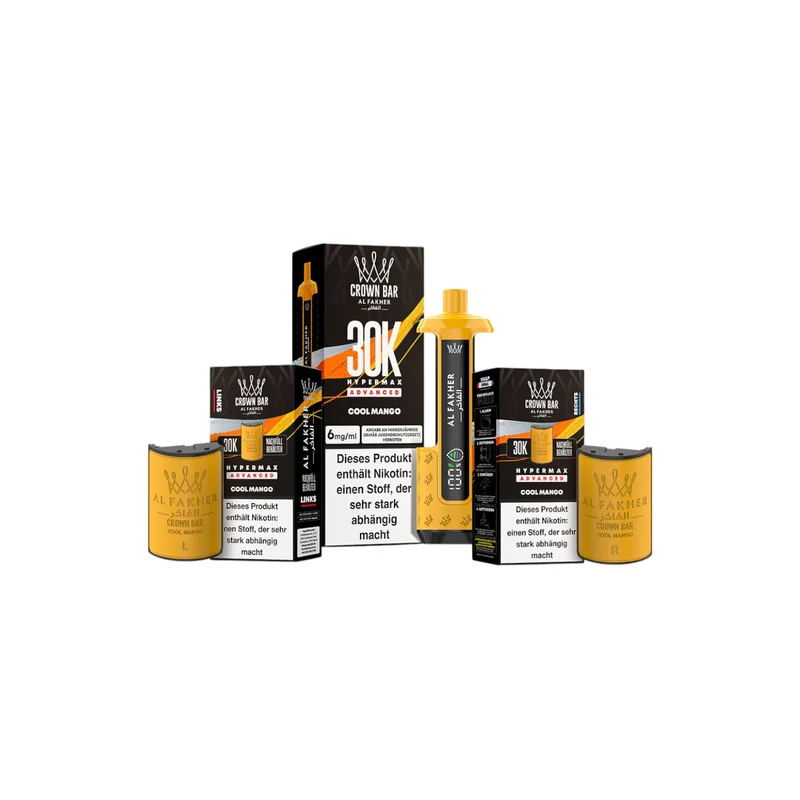 Al Fakher 30K Hypermax Vape 6ml + Pod 2×10ml