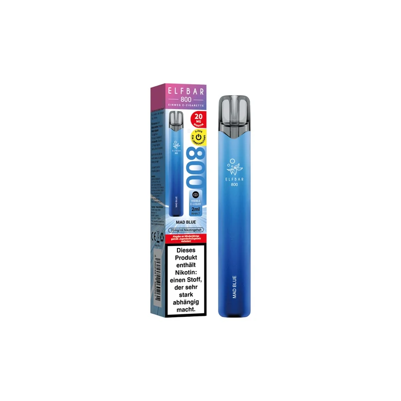 Elfbar 800 Einweg E-Zigarette 20mg, 2ml