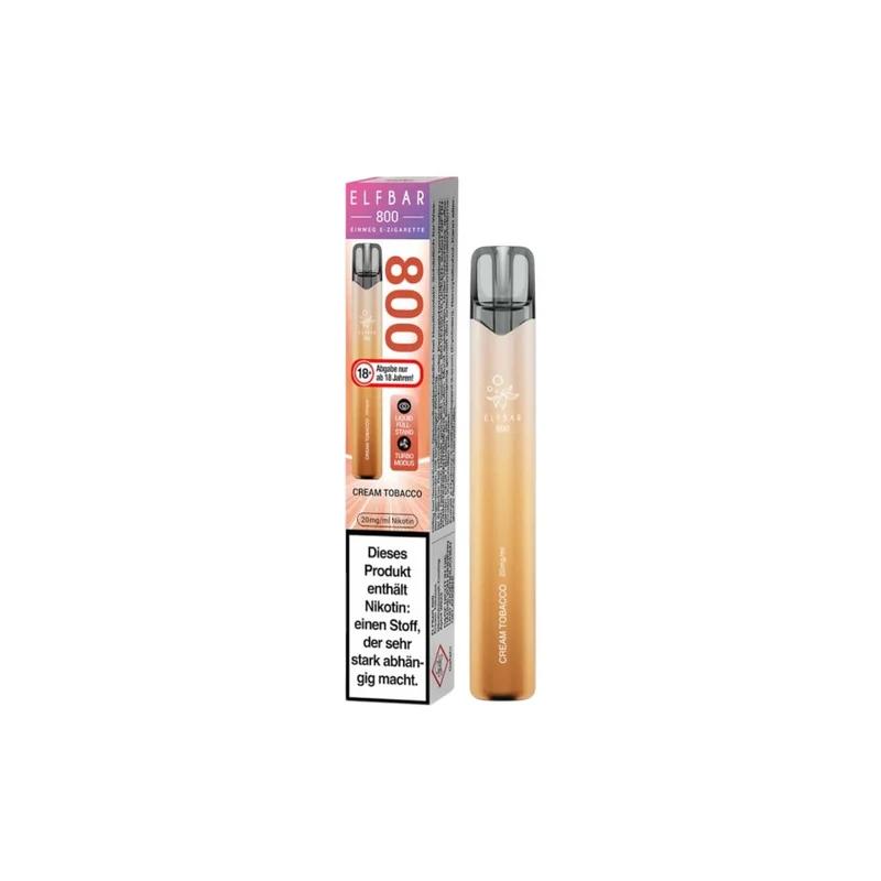 Elfbar 800 Einweg E-Zigarette 20mg, 2ml