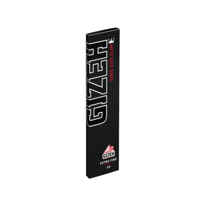 Gizeh Black King Size Slim Extra Fine 34 Blatt