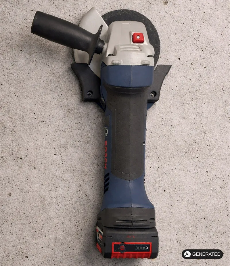 Wandhalterung passend für Bosch Professional 18V Flex Winkelschleifer Halter