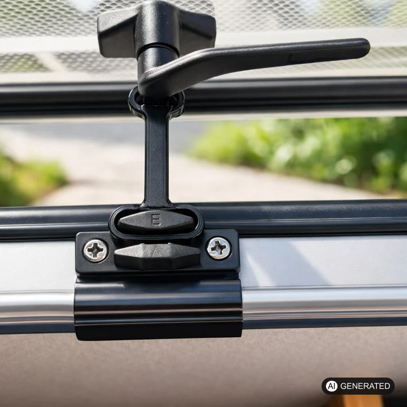 4x Fensterlüftungsstützen passend für Polyplastic Fenster Wohnwagen Wohnmobil