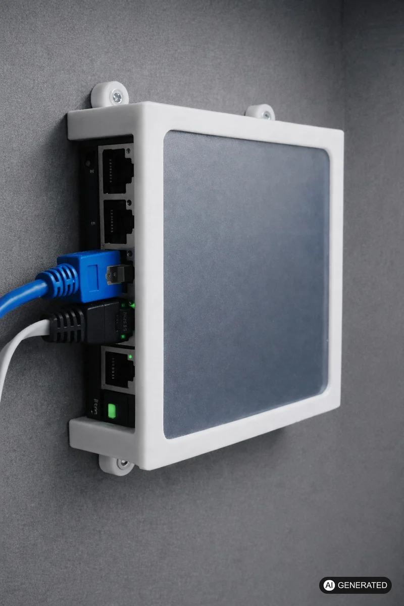 Wandhalterung passend für tp-link TL-SG105 Switch Halterung