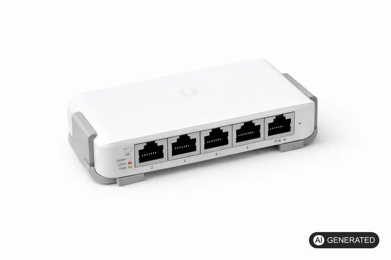 Wandhalterung passend für Ubiquiti Unifi Switch USW Flex Mini Halterung Wand