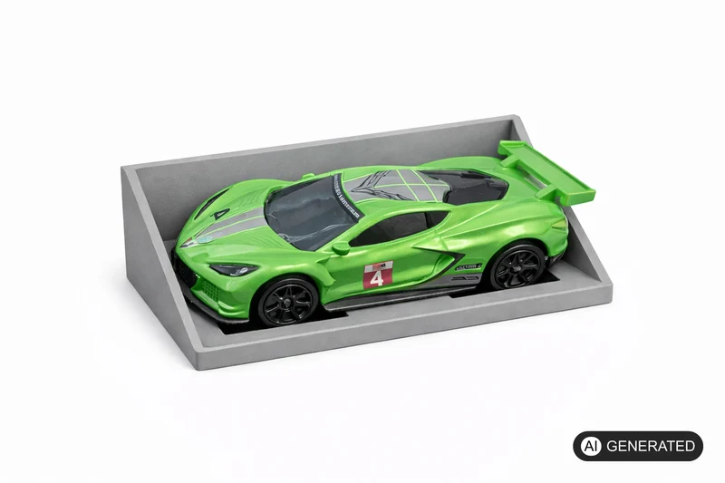 Wandhalterung kompatibel mit Hot Wheels und anderen Cast Autos