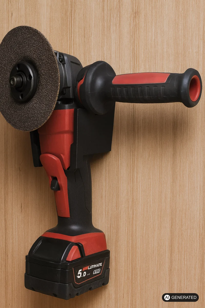 Halterung passend für Milwaukee M18 18V Flex Winkelschleifer Wandhalter Halter