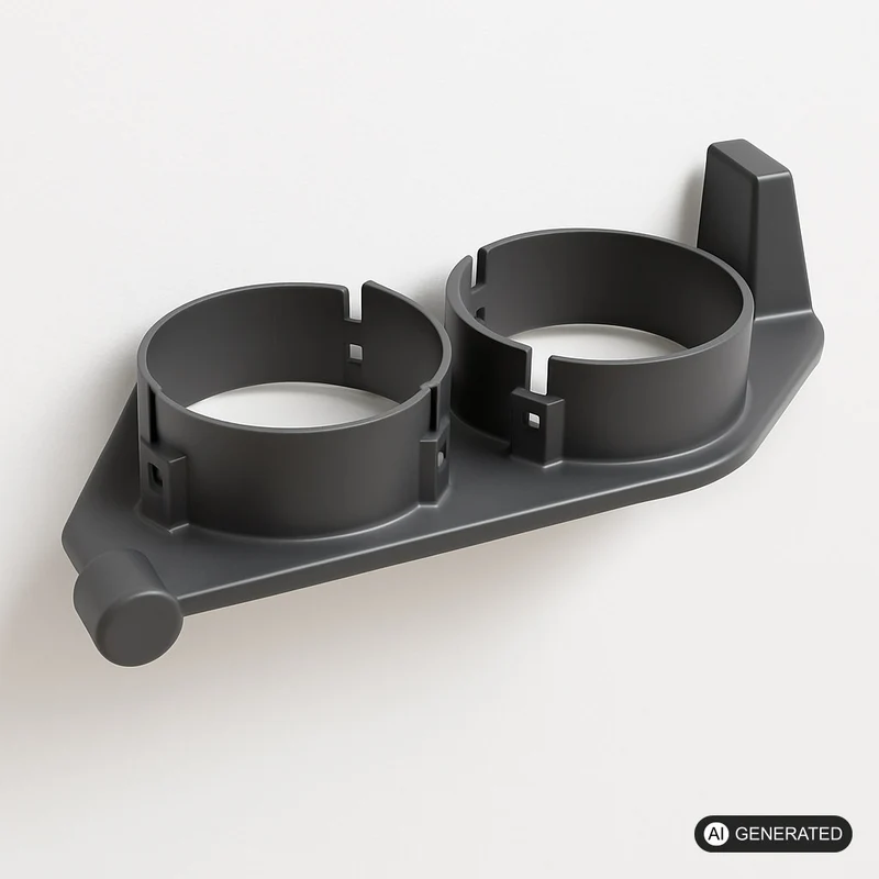 Getränkehalter Mittelarmlehne kompatibel mit BMW 5er E60 / E61
