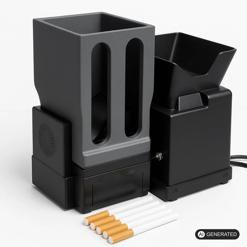 2-in-1 Set passend für Powermatic 5 / PM5 +– XXL Trichter & Hülsenbox