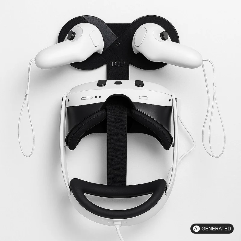 Wandhalterung kompatibel mit Meta Quest 3s Ständer VR Virtual Reality