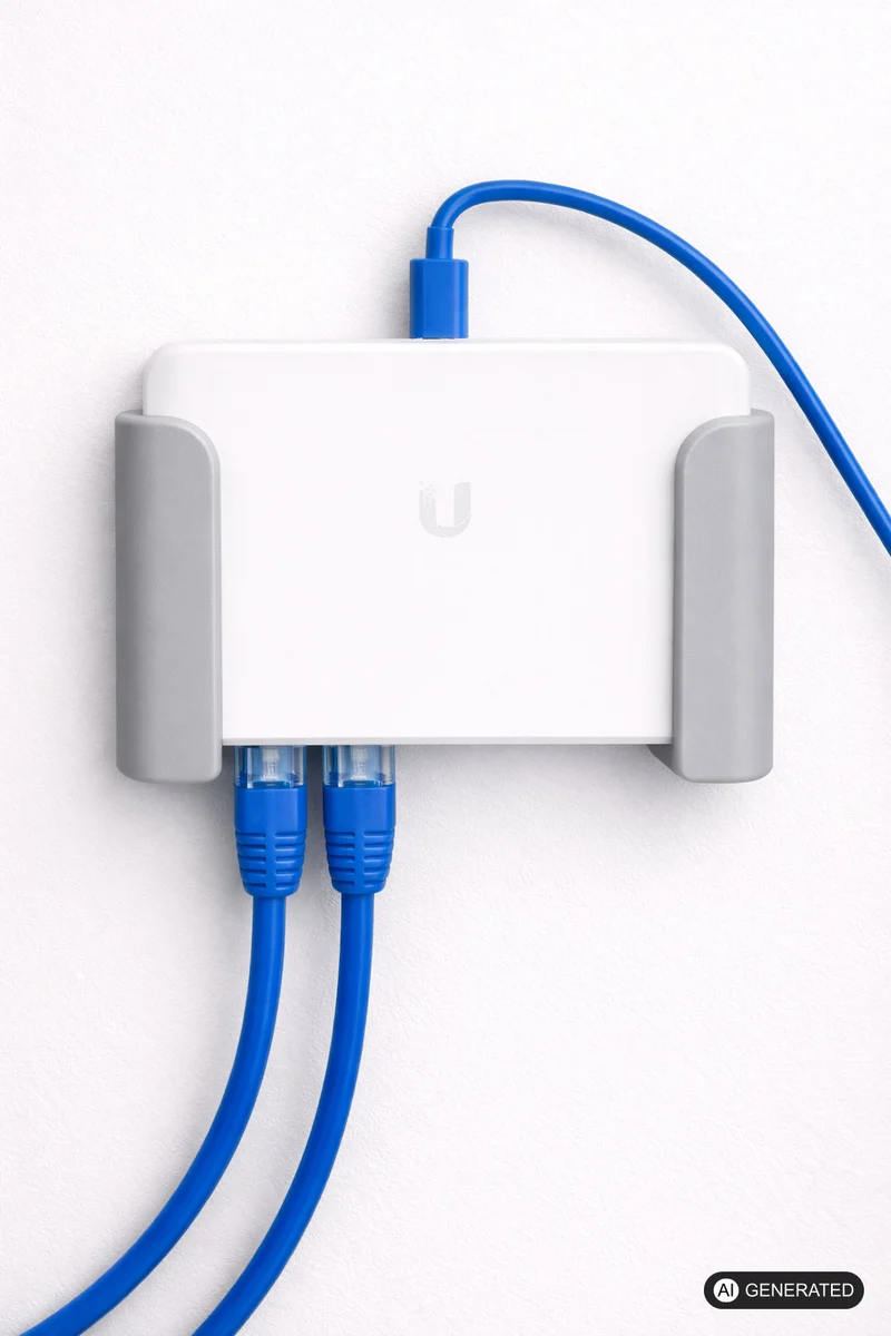 Wandhalterung passend für Ubiquiti Unifi Switch USW Flex Mini 2.5G Halterung