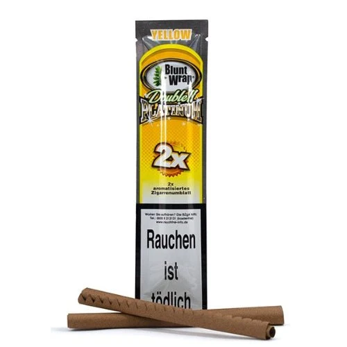 BluntWrap Blättchen Platinum Double Tubes