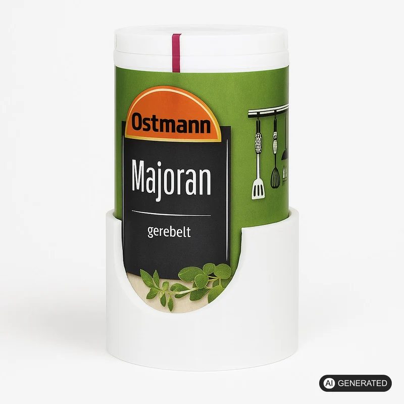 Gewürzhalter passend für Ostmann Wand Regal Küche Organizer Gewürzregal Halter