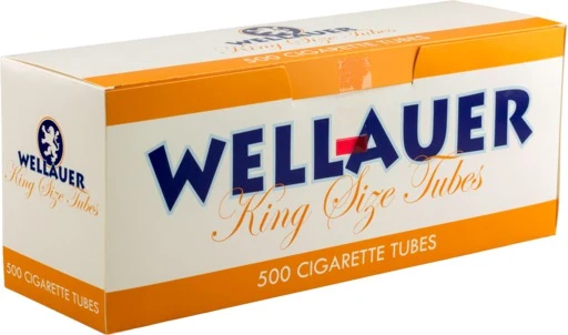 Wellauer King Size Zigarettenhülsen - 500 Stück