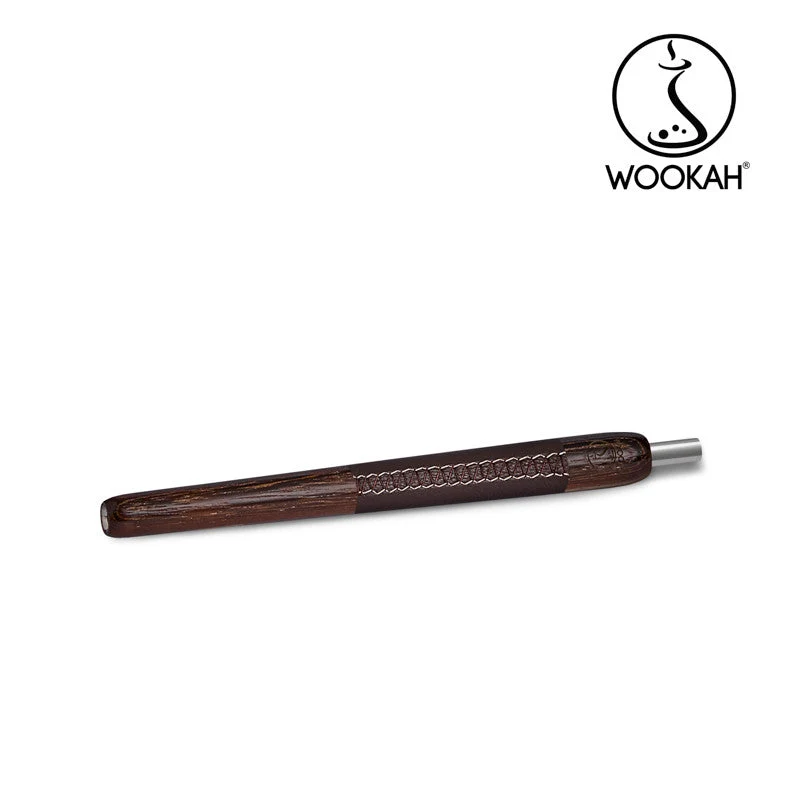 Wookah Holzmundstück Wenge Braun Leder