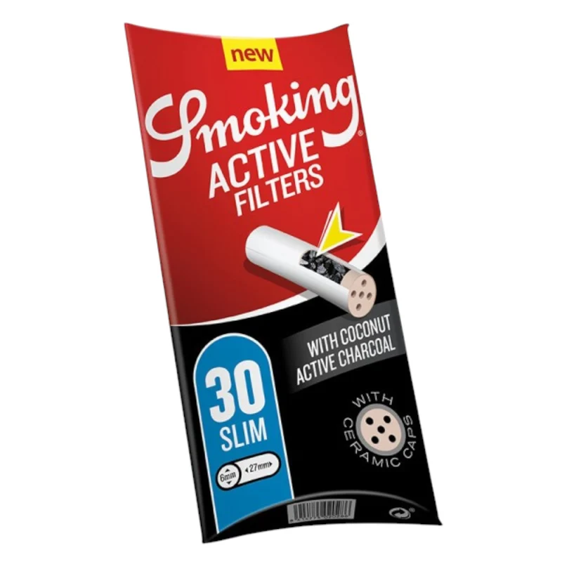 Smoking Brown Aktiv Filters New Rot