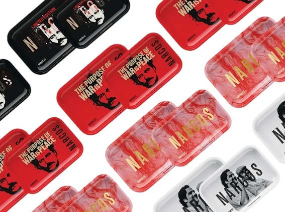 Narcos Metal Rolling Tray