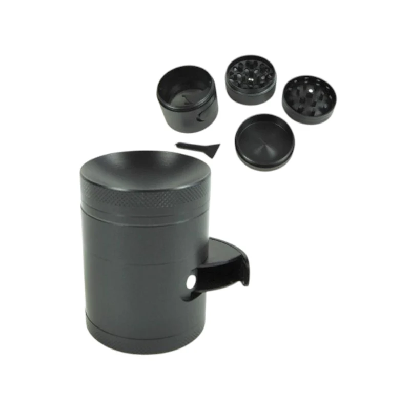 Grinder Schwarz- Matt mit Portionierer