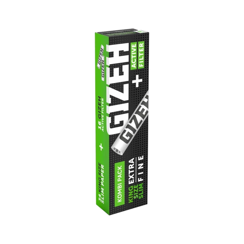 Gizeh Black King Size Slim + Active Filter