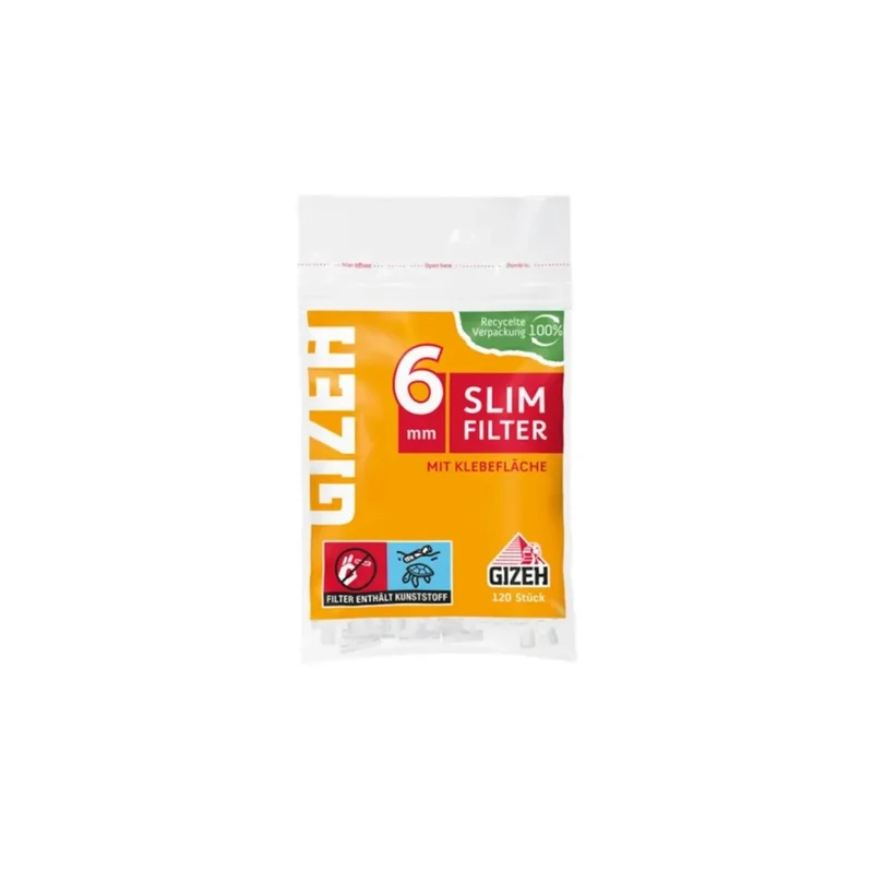 Gizeh Papier Slim Filter 6mm 120 Stk.